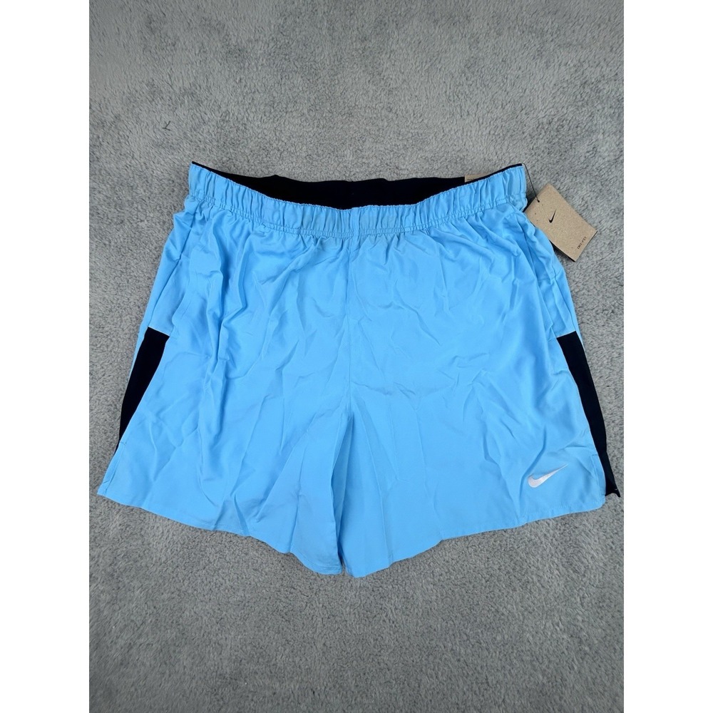 Nike Dri-FIT 7" Challenger Brief-Lined Running Shorts Mens 2XL DV9363-416 Blue